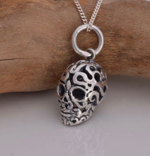 Load image into Gallery viewer, Silver Pendant | Dainty Sugar Skull
