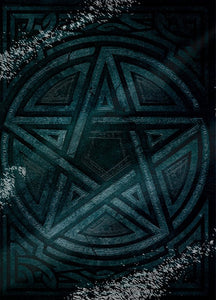 Black Pentagram Chopping Board