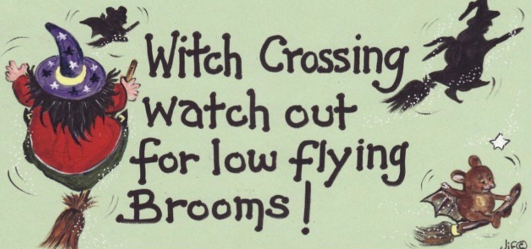 Hanging Sign | Witch Crossing