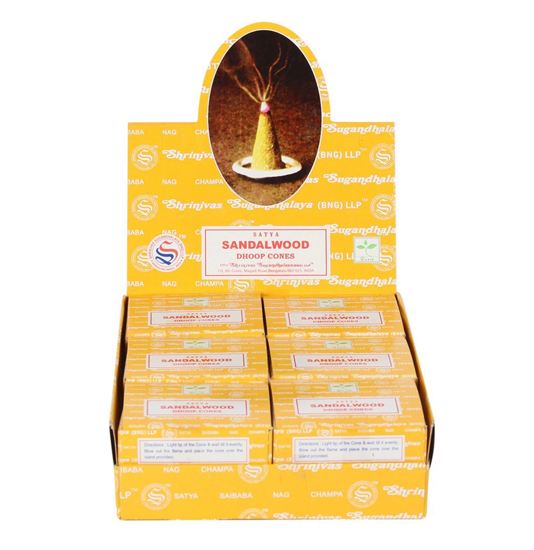 Satya Dhoop Cones | Sandalwood