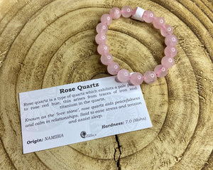 Bead Bracelet | Rose Quartz