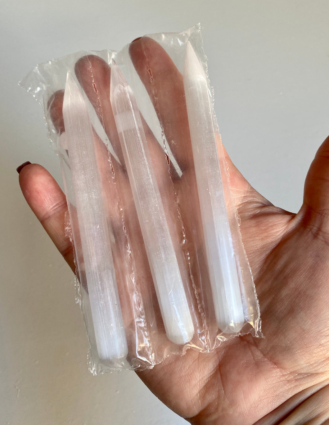 Small Selenite Stilo Wand | 12cm Pointed