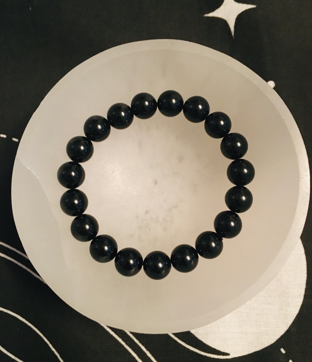 Bead Bracelet | Black Tourmaline 10mm