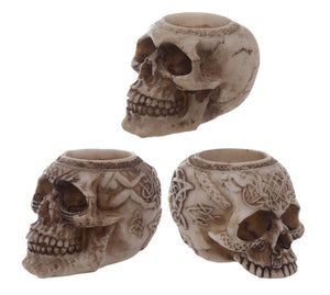Skull Head Tea Light Holders