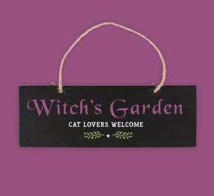 Hanging Sign | Witch’s Garden