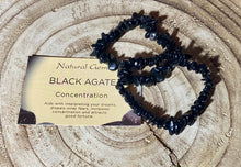 Load image into Gallery viewer, Chip Bracelet | Black Agate
