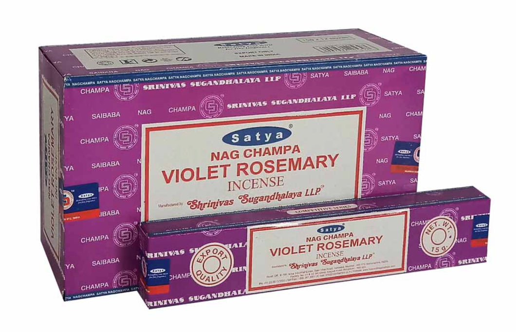 Satya Incense Sticks | Violet Rosemary