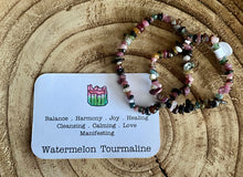 Load image into Gallery viewer, Chip Bracelet | Watermelon Tourmaline
