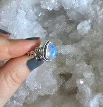 Load image into Gallery viewer, Ring | Rainbow Moonstone | Tear Drop
