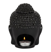 Load image into Gallery viewer, Black Buddha Head Oil Burner
