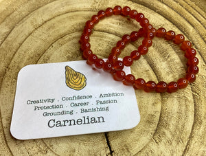 Bead Bracelet | Carnelian