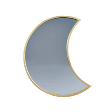 Load image into Gallery viewer, Gold Crescent Moon Mirror
