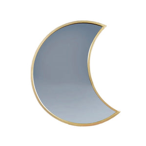 Gold Crescent Moon Mirror
