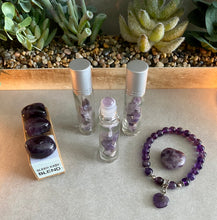 Load image into Gallery viewer, Essential Oil Gemstone Roll On | Amethyst
