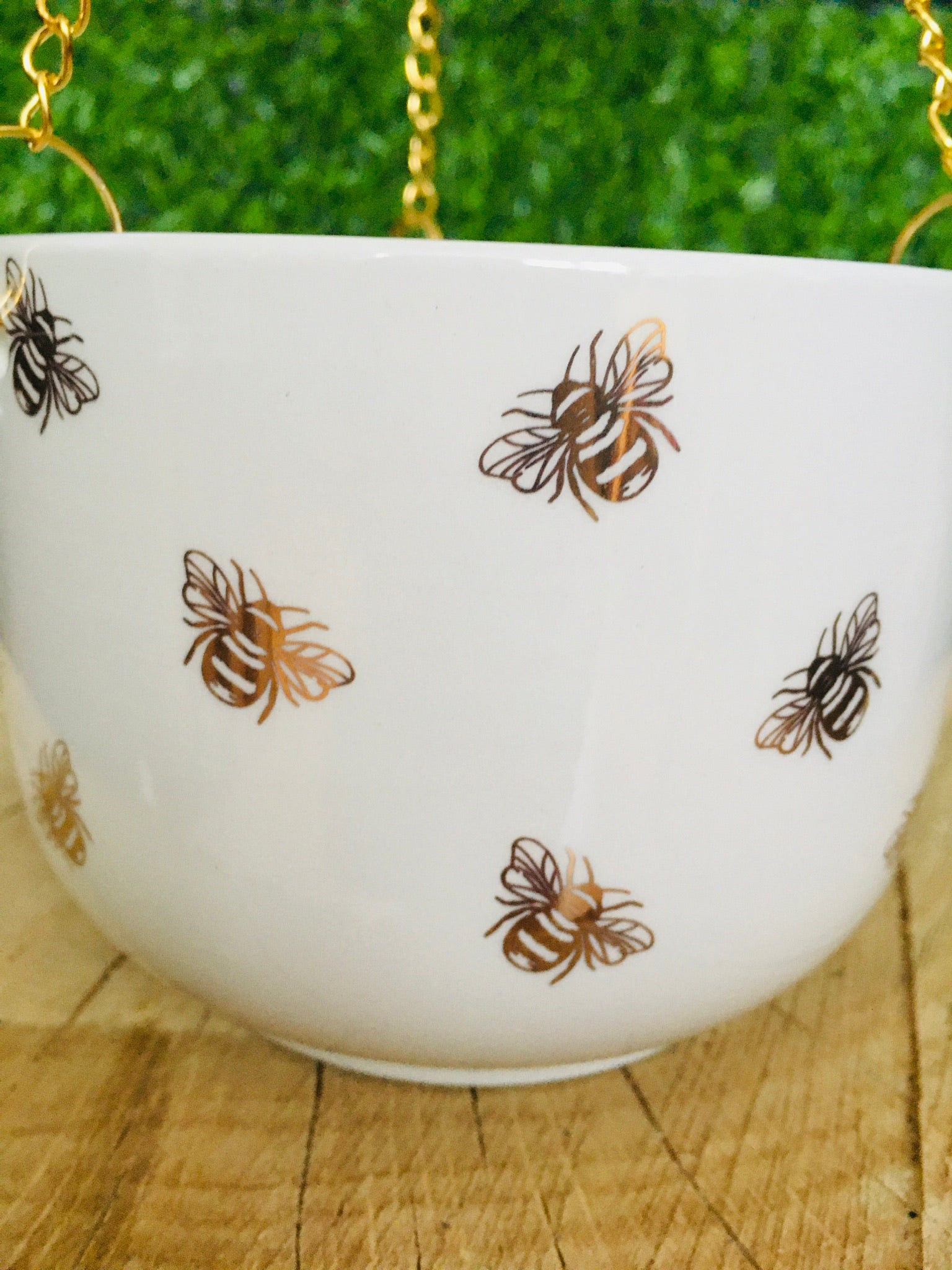 bee hanging planter Hanging Planter