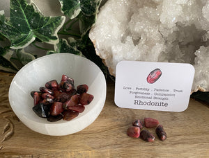 Tumble Stones | Rhodonite