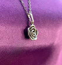 Load image into Gallery viewer, Silver Pendant | Dainty Rose
